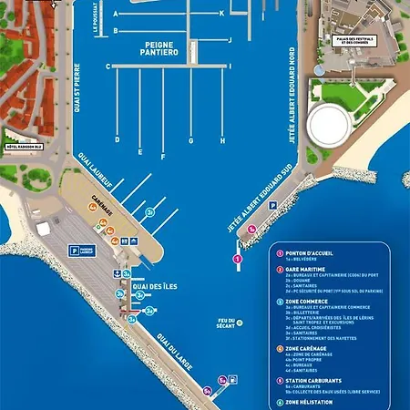Boat At Quay Cannes
